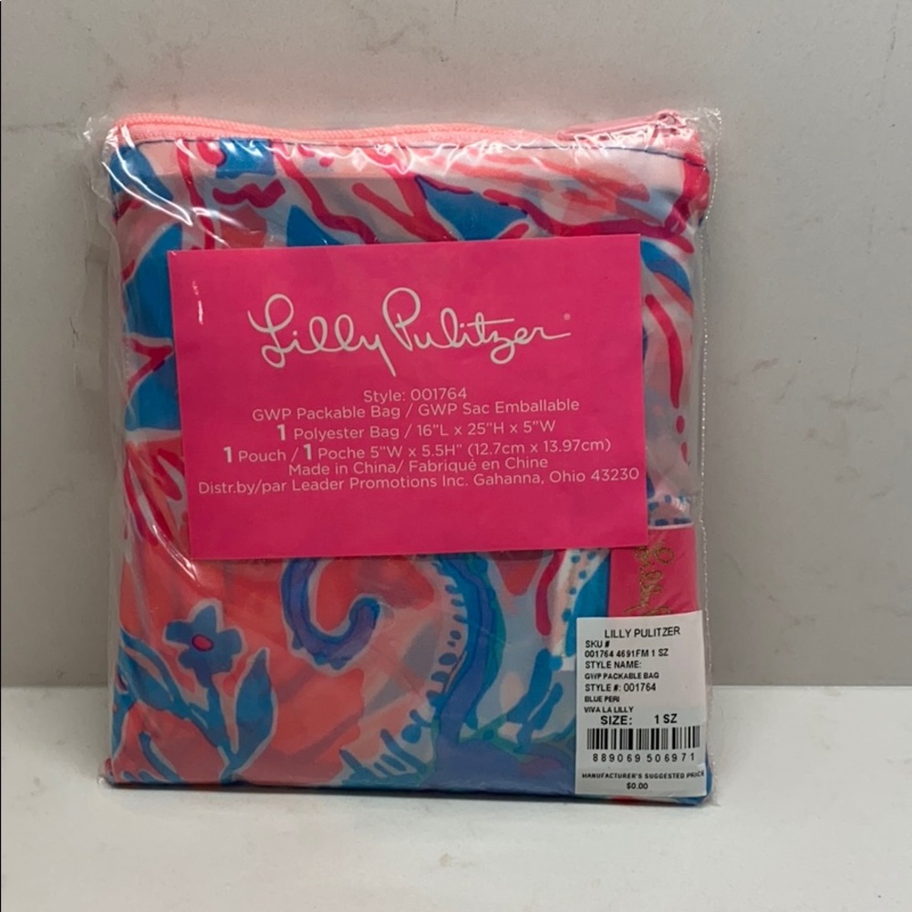 Lilly Pulitzer GWP Packable Bag